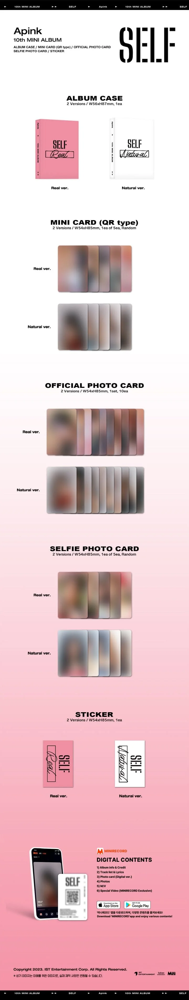 APINK - SELF (10TH MINI ALBUM) Platform Version - Image 3