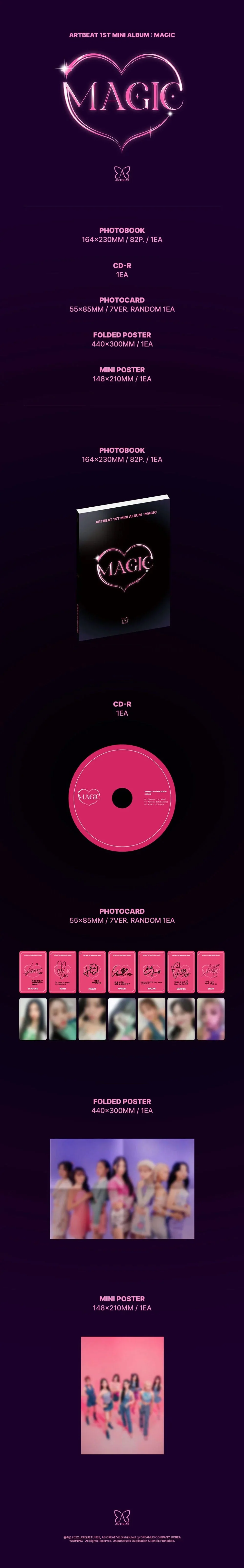 ARTBEAT - MAGIC (1ST MINI ALBUM) - Image 2