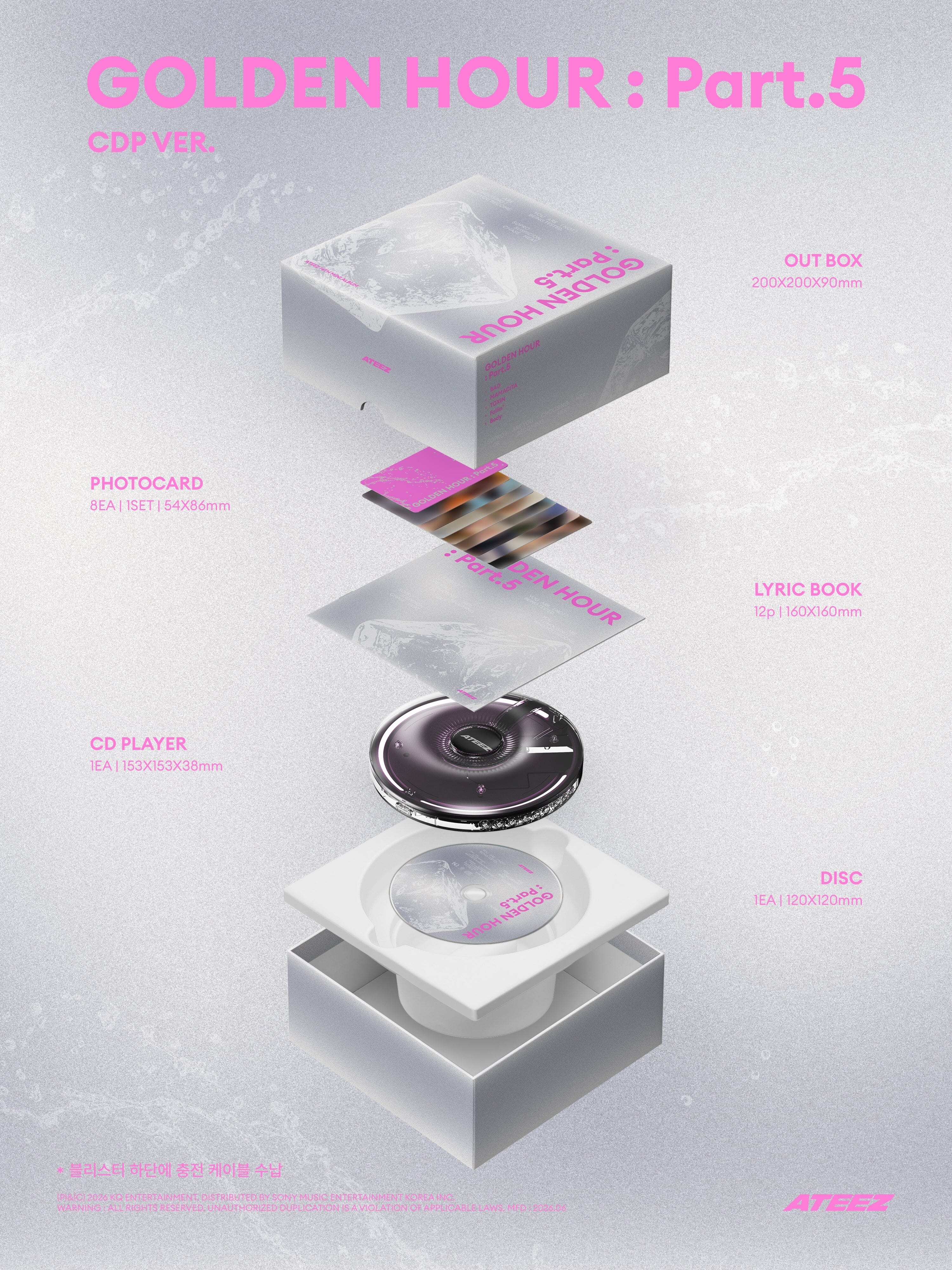 ATEEZ - GOLDEN HOUR : PART.5 (CDP VER.) - Image 2