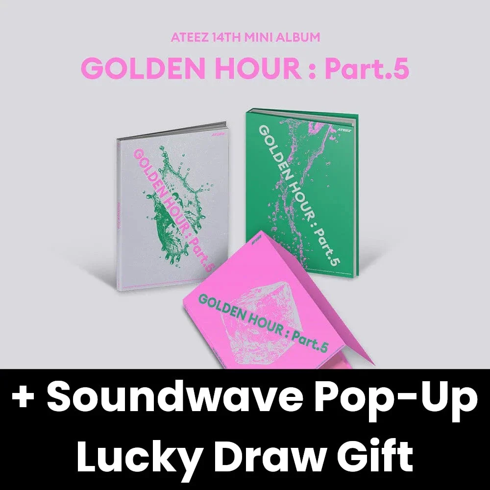 ATEEZ - GOLDEN HOUR : PART.5 + Soundwave Pop-Up Lucky Draw Gift