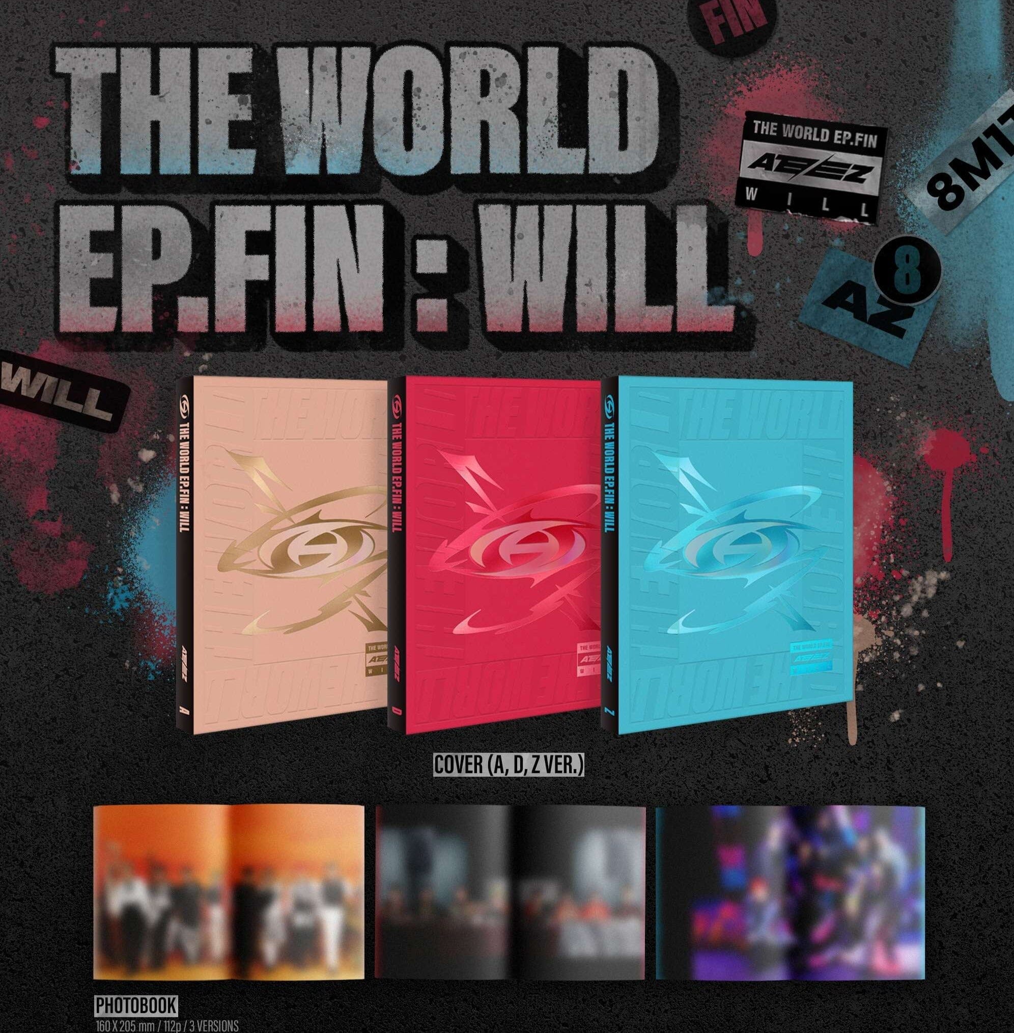 ATEEZ - THE WORLD EP.FIN : WILL (2ND FULL ALBUM) MK LUCKY DRAW - Image 6