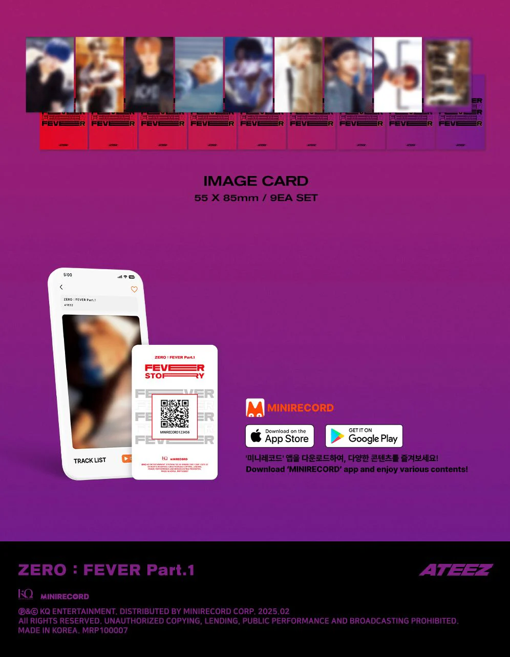 ATEEZ - ZERO : FEVER PART.1 (PLATFORM VER.) + Mini Record Gift - Image 13