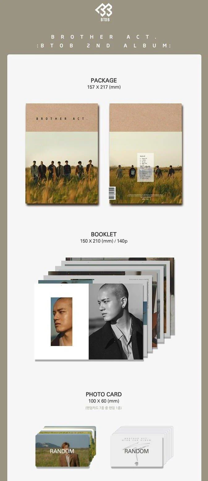 BTOB - Vol.2 [BROTHER ACT] - Image 2
