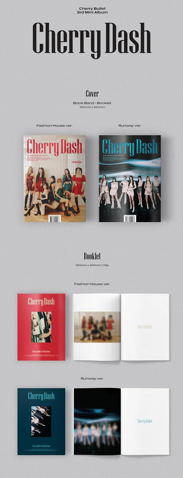 CHERRY BULLET - CHERRY DASH (3RD MINI ALBUM) - Image 2