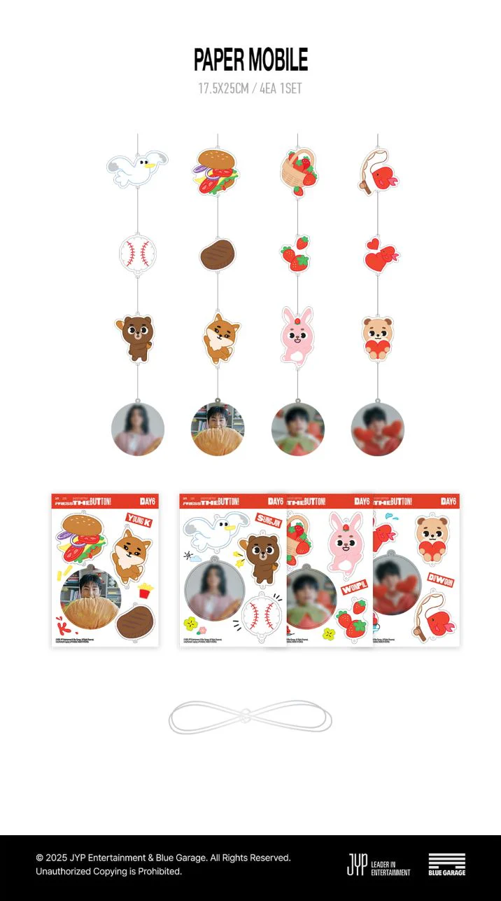 DAY6 - 2026 SEASON'S GREETINGS (PRESS THE BUTTON) + Special Photocard Set - Image 10