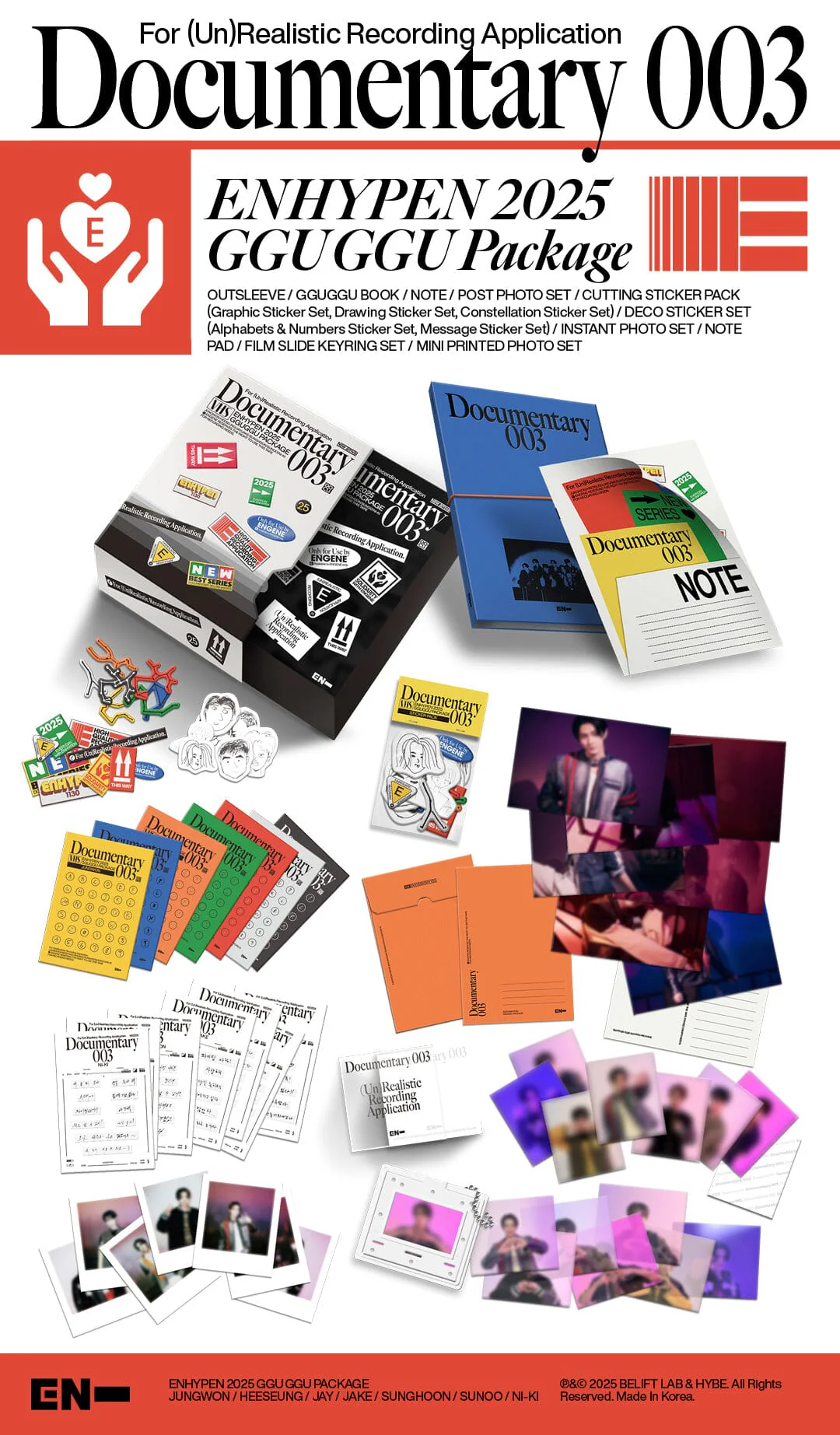 ENHYPEN - 2025 GGU GGU PACKAGE + Weverse Gift - Image 3