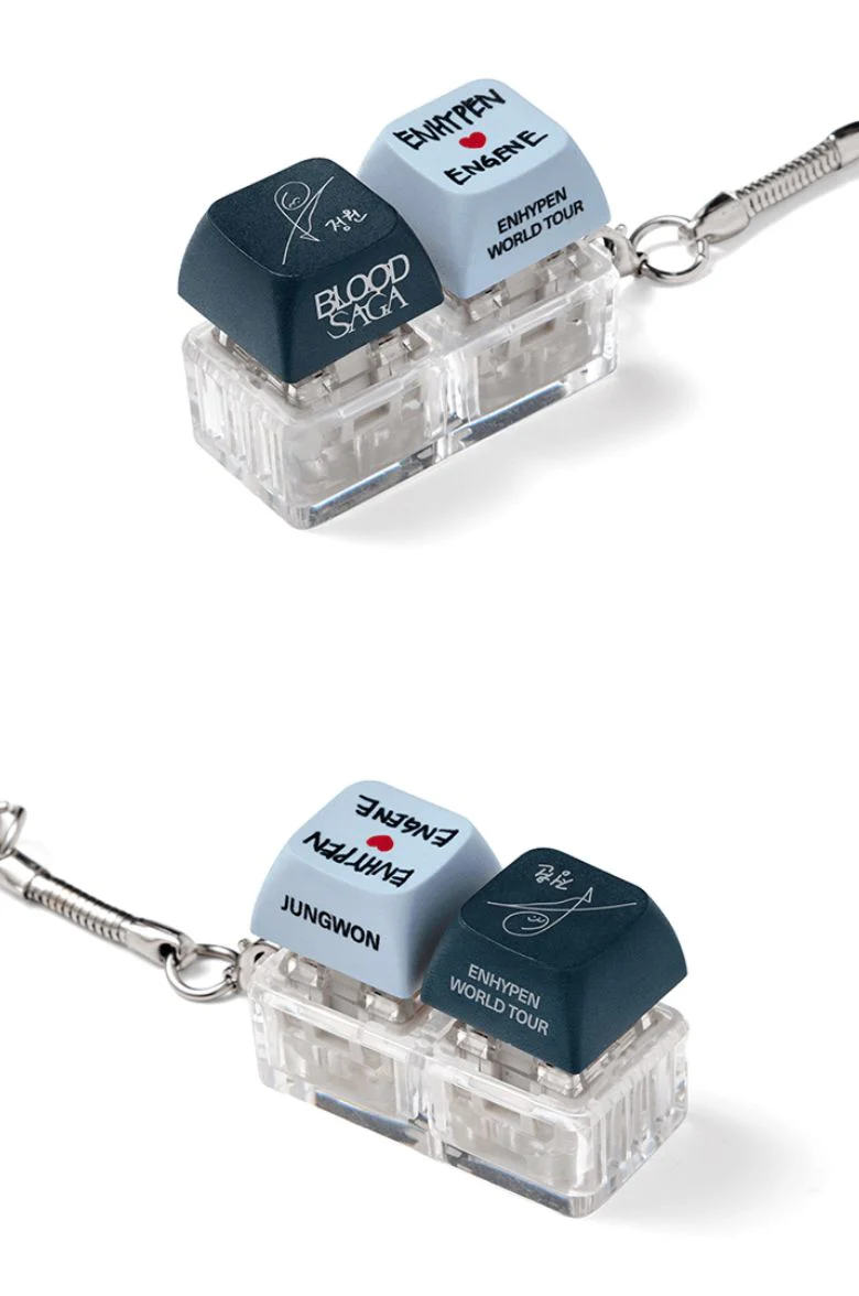ENHYPEN - RANDOM KEYRING (WORLD TOUR 'BLOOD SAGA' MD) - Image 4