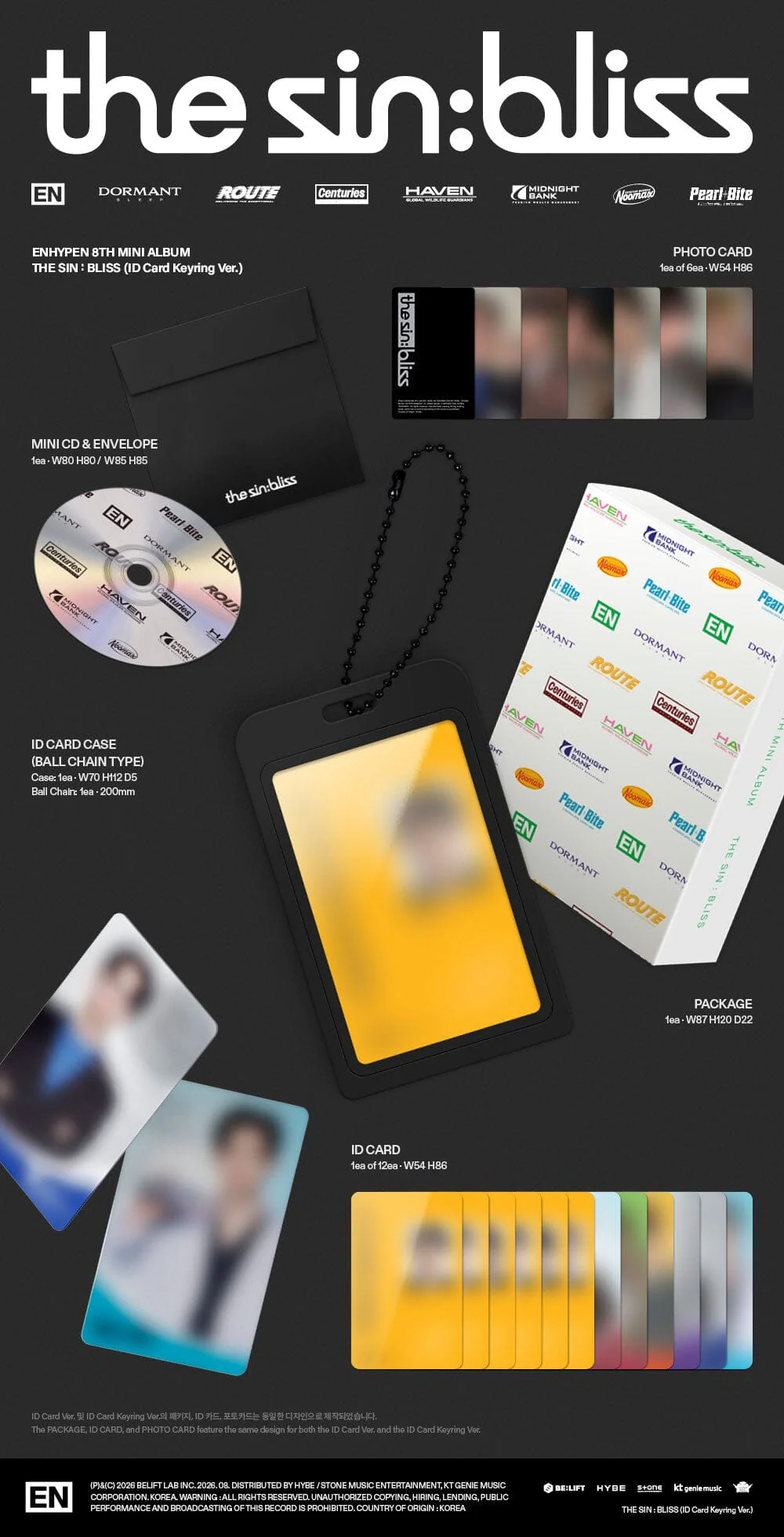ENHYPEN - THE SIN: BLISS (ID CARD VER.) - Image 2