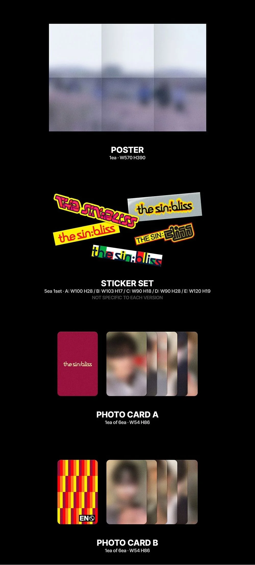ENHYPEN - THE SIN: BLISS (SET) + WEVERSE GIFT - Image 3