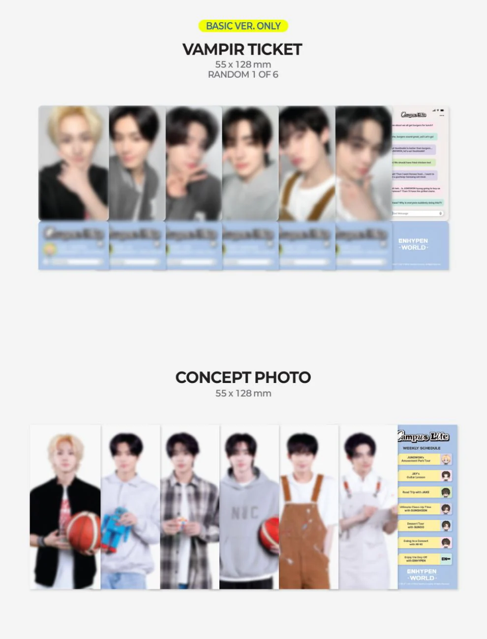 ENHYPEN - WORLD COUPON CARD COLLECTION (CAMPUS LIFE VER.) - Image 4