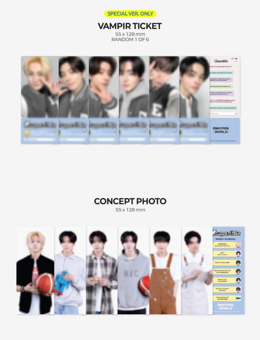 ENHYPEN - WORLD COUPON CARD COLLECTION (CAMPUS LIFE VER.) - Image 9