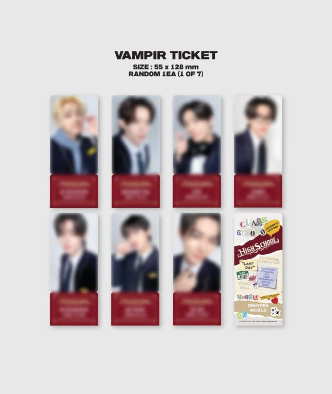 ENHYPEN - WORLD COUPON CARD COLLECTION (HIGH SCHOOL VER.) - Image 4
