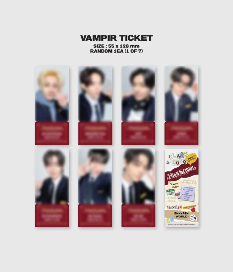 ENHYPEN - WORLD COUPON CARD COLLECTION (HIGH SCHOOL VER.) - Image 9