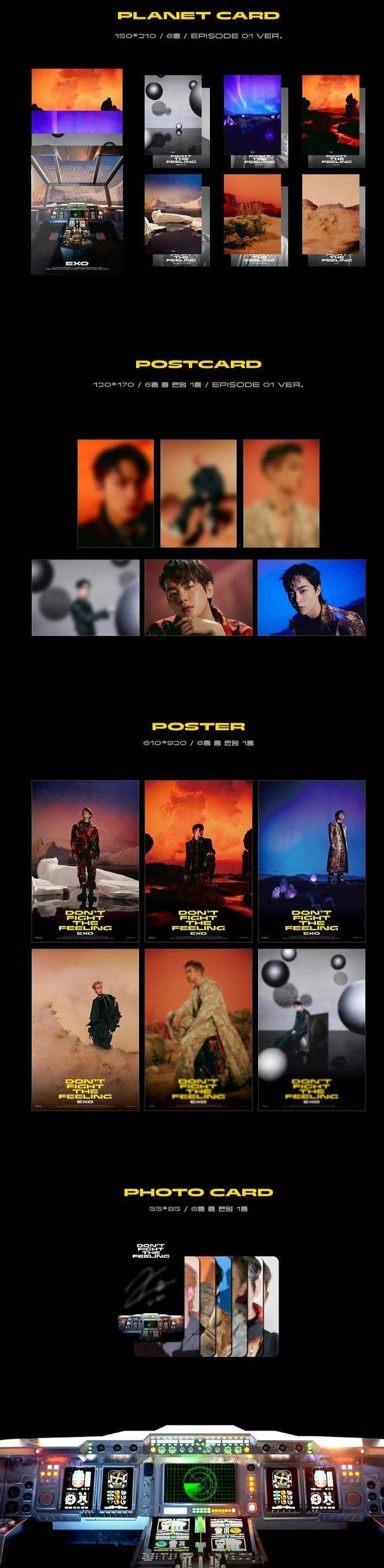 EXO - Special Album [DON'T FIGHT THE FEELING]  - Image 6