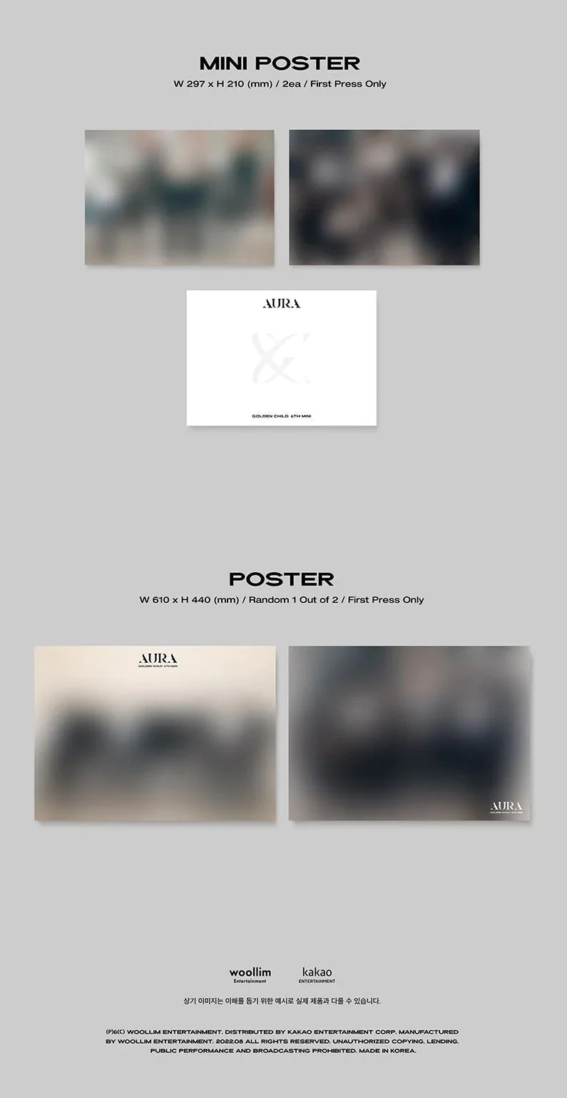 GOLDEN CHILD - AURA (COMPACT VER.) 6TH MINI ALBUM - Image 4