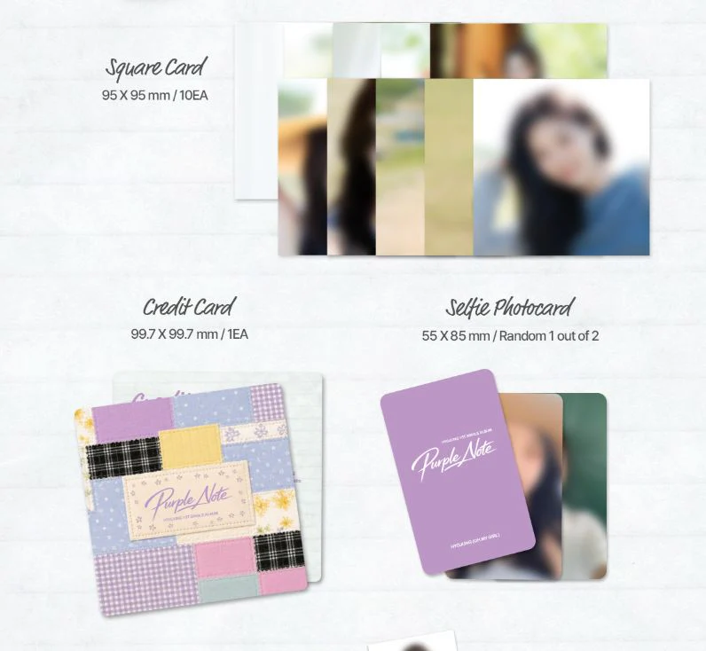 HYOJUNG (OH MY GIRL) - PURPLE NOTE (KIT VER.) - Image 3