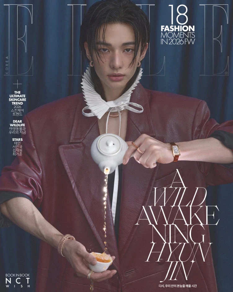 HYUNJIN (STRAY KIDS) & NCT WISH - ELLE (APRIL 2026) - Image 3