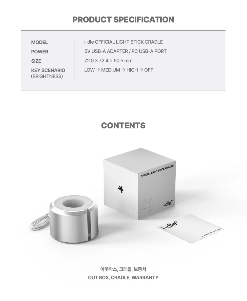 I-DLE - OFFICIAL LIGHT STICK VER. 3 CRADLE - Image 4