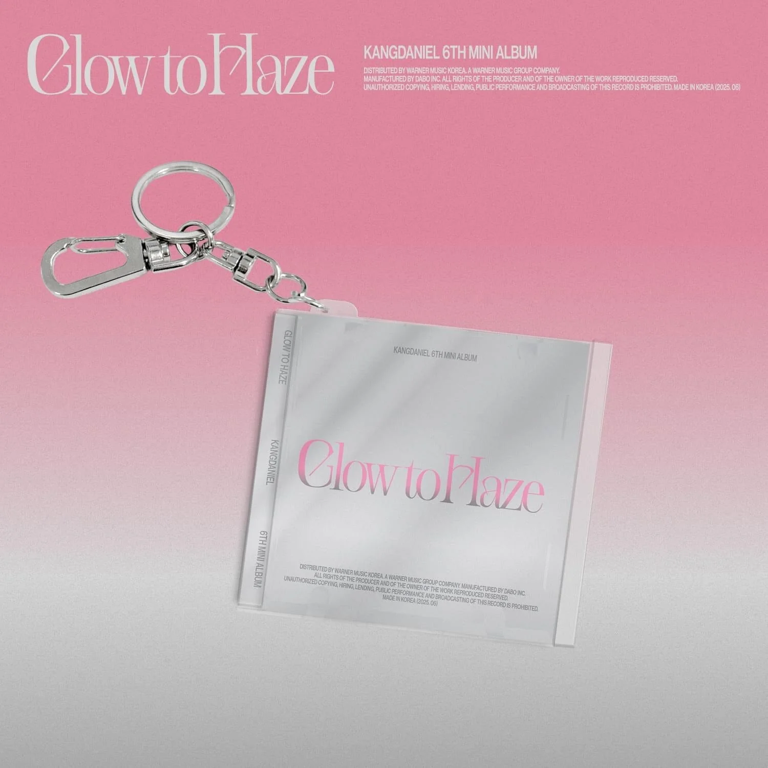 KANG DANIEL - GLOW TO HAZE (MINI CD KEYRING VER.)