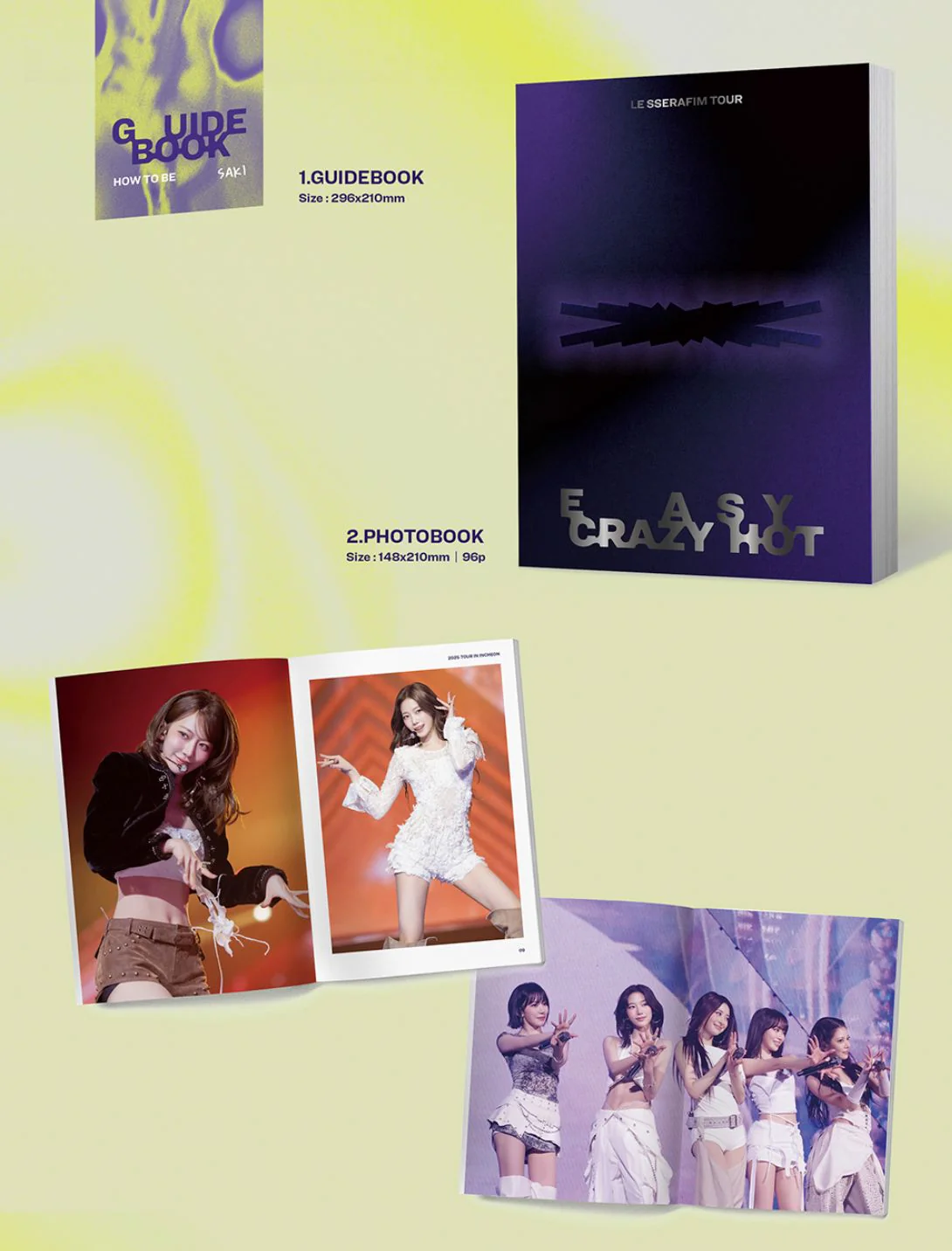 LE SSERAFIM - TOUR 'EASY CRAZY HOT' ENCORE IN SEOUL (DIGITAL CODE) + Accordion Postcard - Image 4