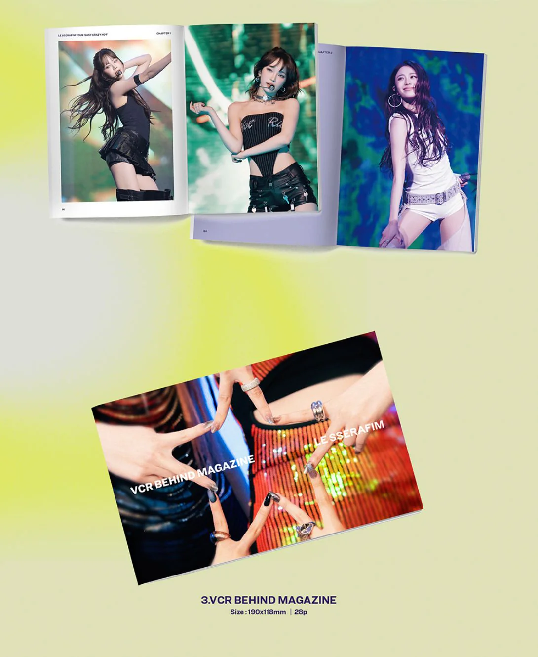 LE SSERAFIM - TOUR 'EASY CRAZY HOT' ENCORE IN SEOUL (DIGITAL CODE) + Accordion Postcard - Image 5