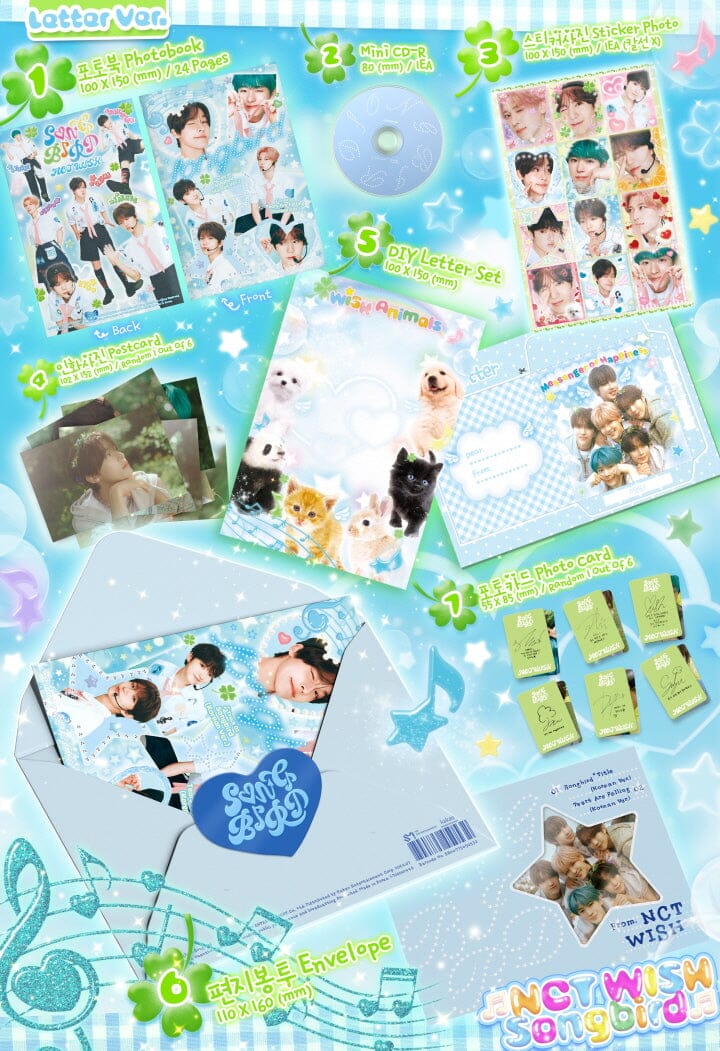 NCT WISH - SONGBIRD (2ND SINGLE) LETTER VER. - Image 2