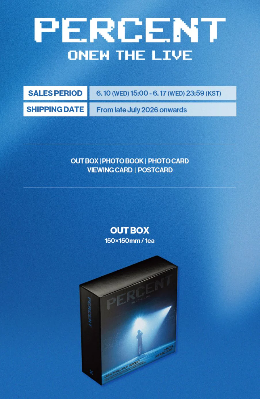 ONEW (SHINEE) - WORLD TOUR 'PERCENT' (ONEW THE LIVE) - Image 2