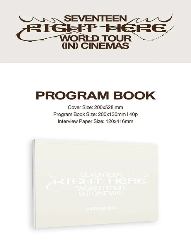 SEVENTEEN - PROGRAM BOOK (RIGHT HERE WORLD TOUR (IN) CINEMAS) - Image 2