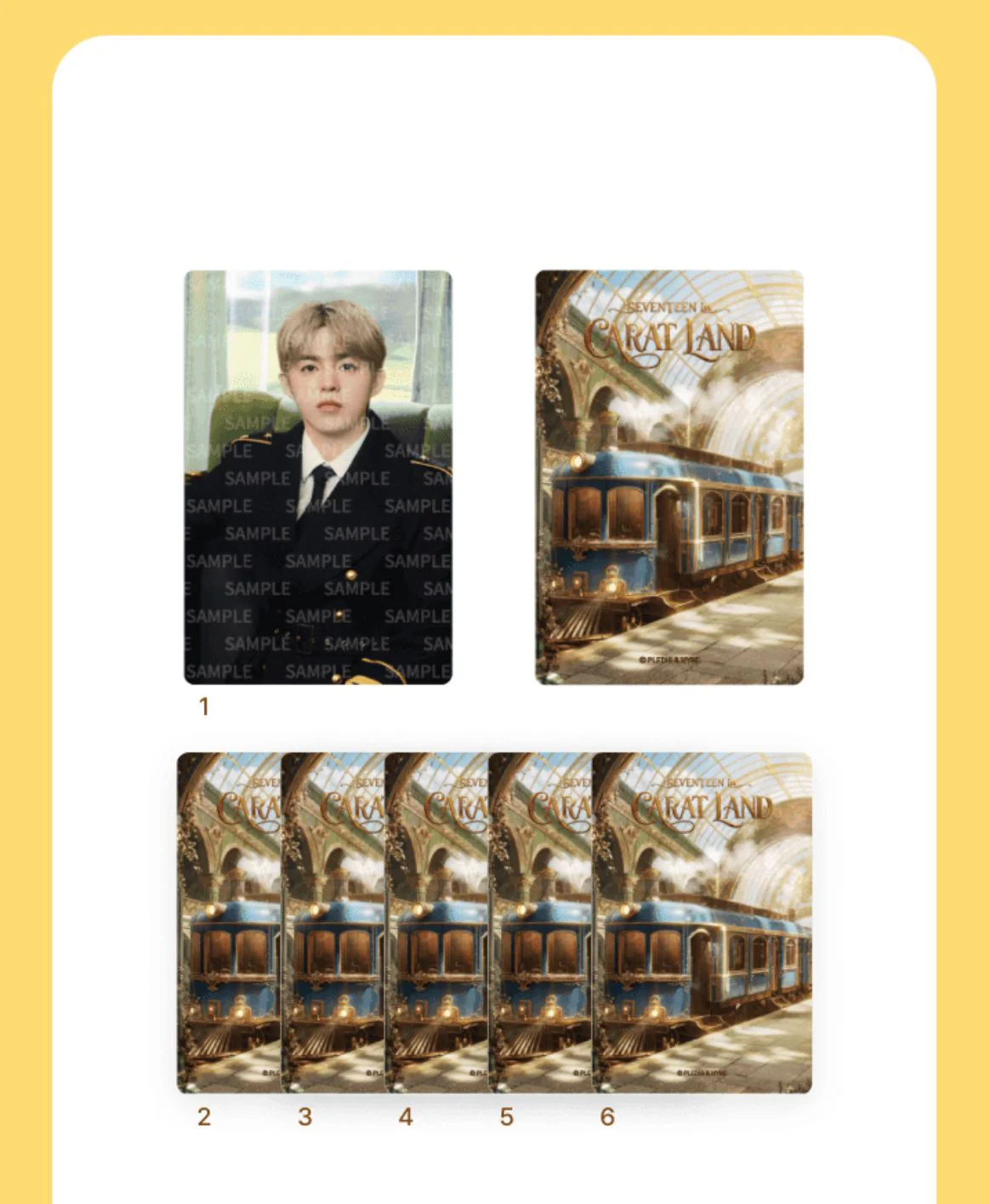 SEVENTEEN - TRADING CARD SET (2026 SVT 10TH FAN MEETING 'SEVENTEEN in CARAT LAND') - Image 5
