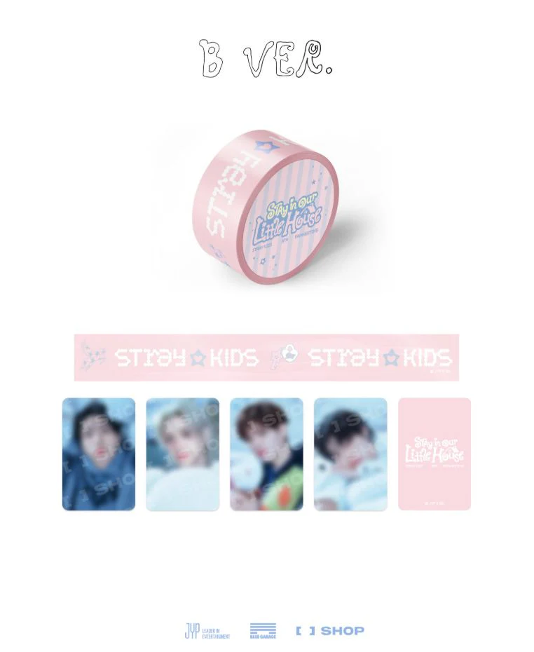 STRAY KIDS - ID PHOTO SET & BOX TAPE SET (6TH FANMEETING 'STAY IN OUR LITTLE HOUSE' OFFICIAL MD) - Image 6