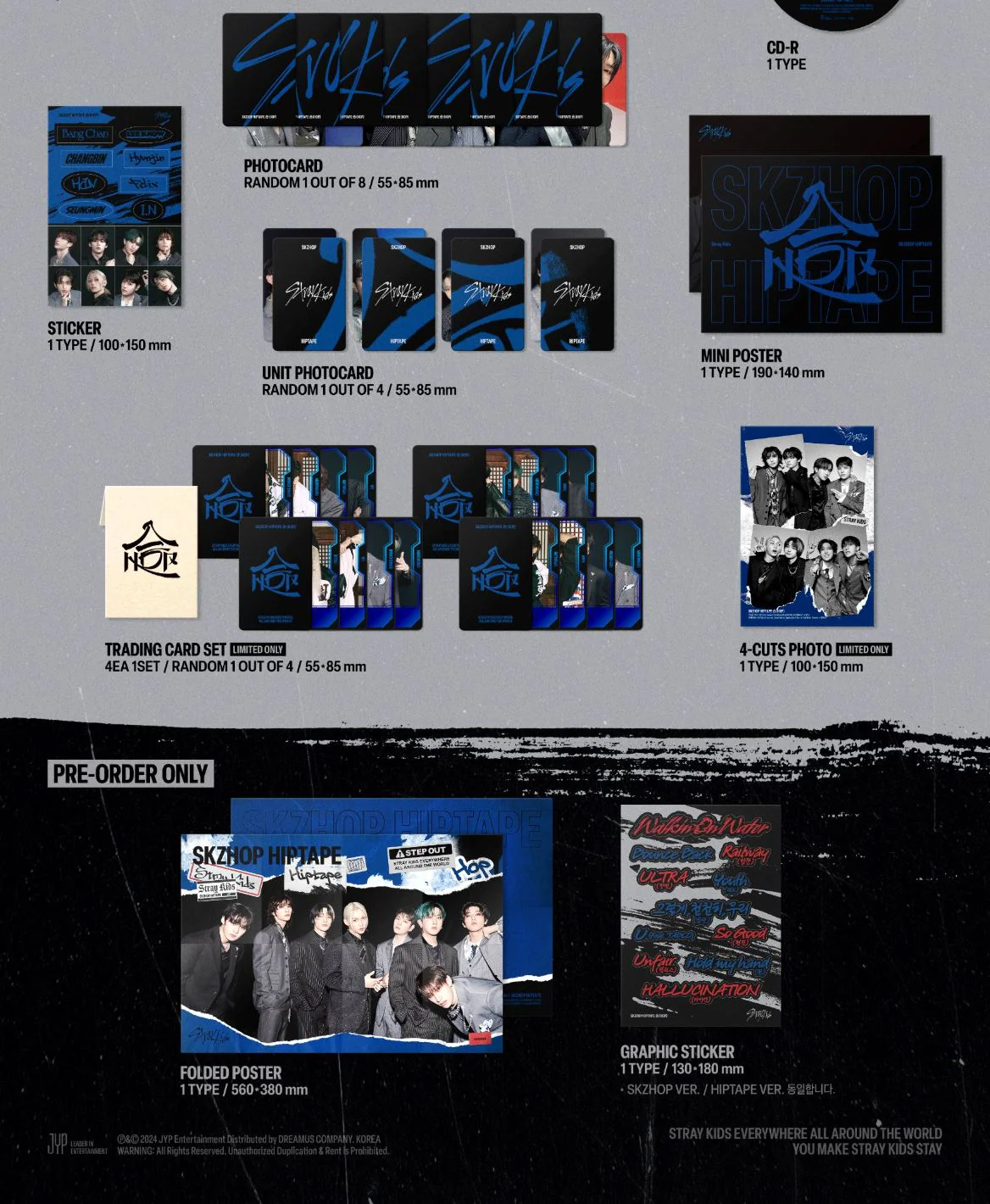 STRAY KIDS - SKZHOP HIPTAPE ‘合 (HOP)’ (HIPTAPE VER.) (LIMITED) - Image 3