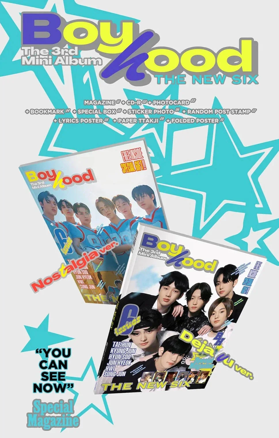 THE NEW SIX (TNX) - BOYHOOD (3RD MINI ALBUM) SIGNED - Image 2