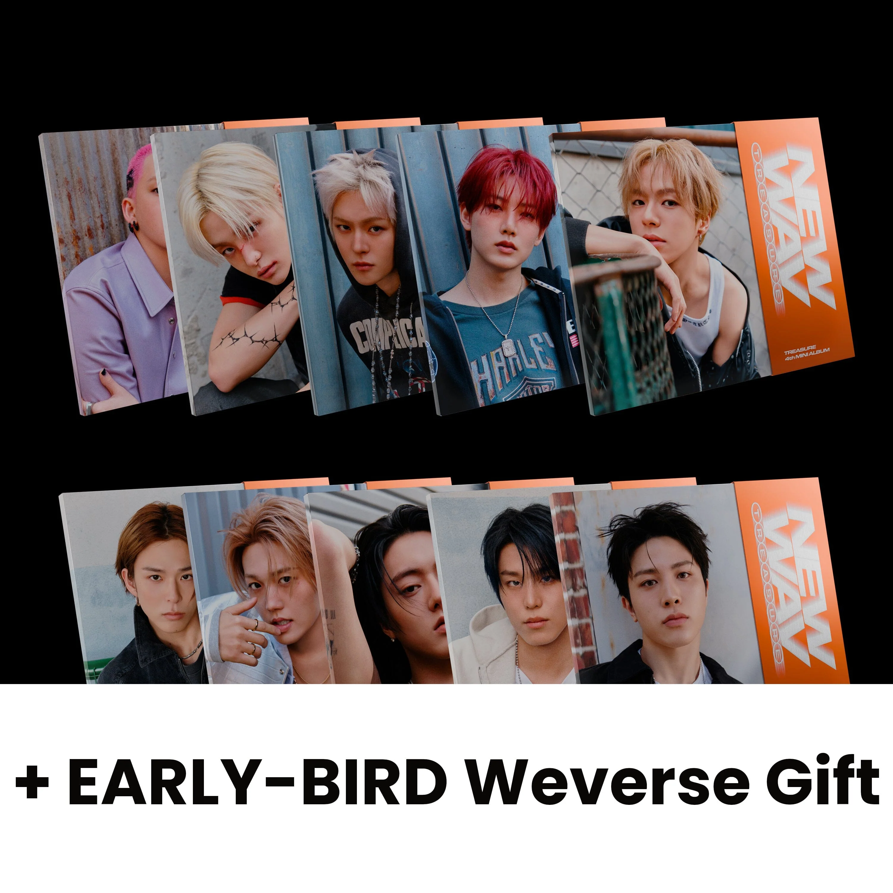 TREASURE - NEW WAV (RAW VER.) SET + EARLY-BIRD Weverse Gift