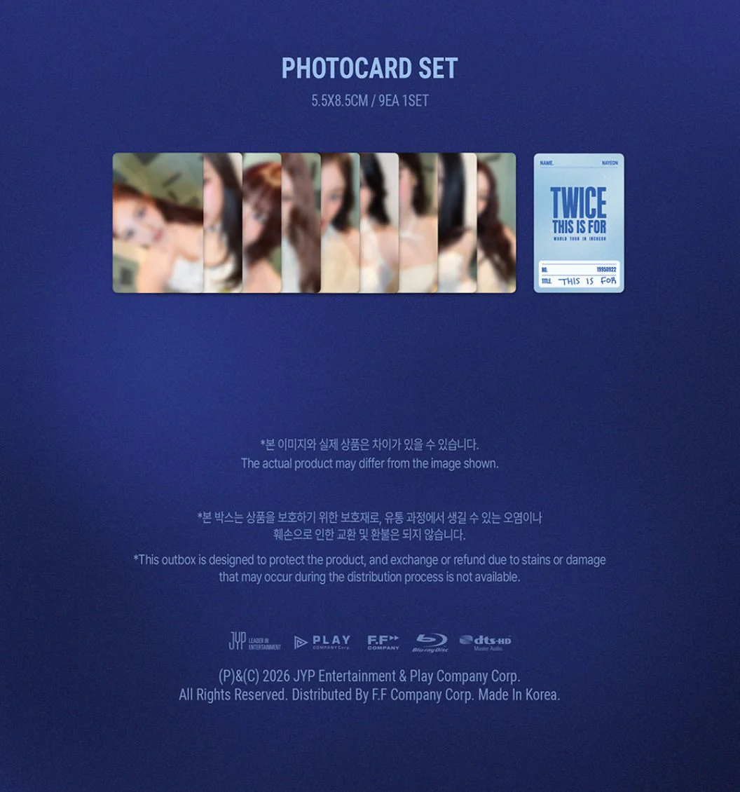 TWICE - 'THIS IS FOR' WORLD TOUR IN INCHEON (DVD & BLU-RAY) + Original Ticket - Image 13