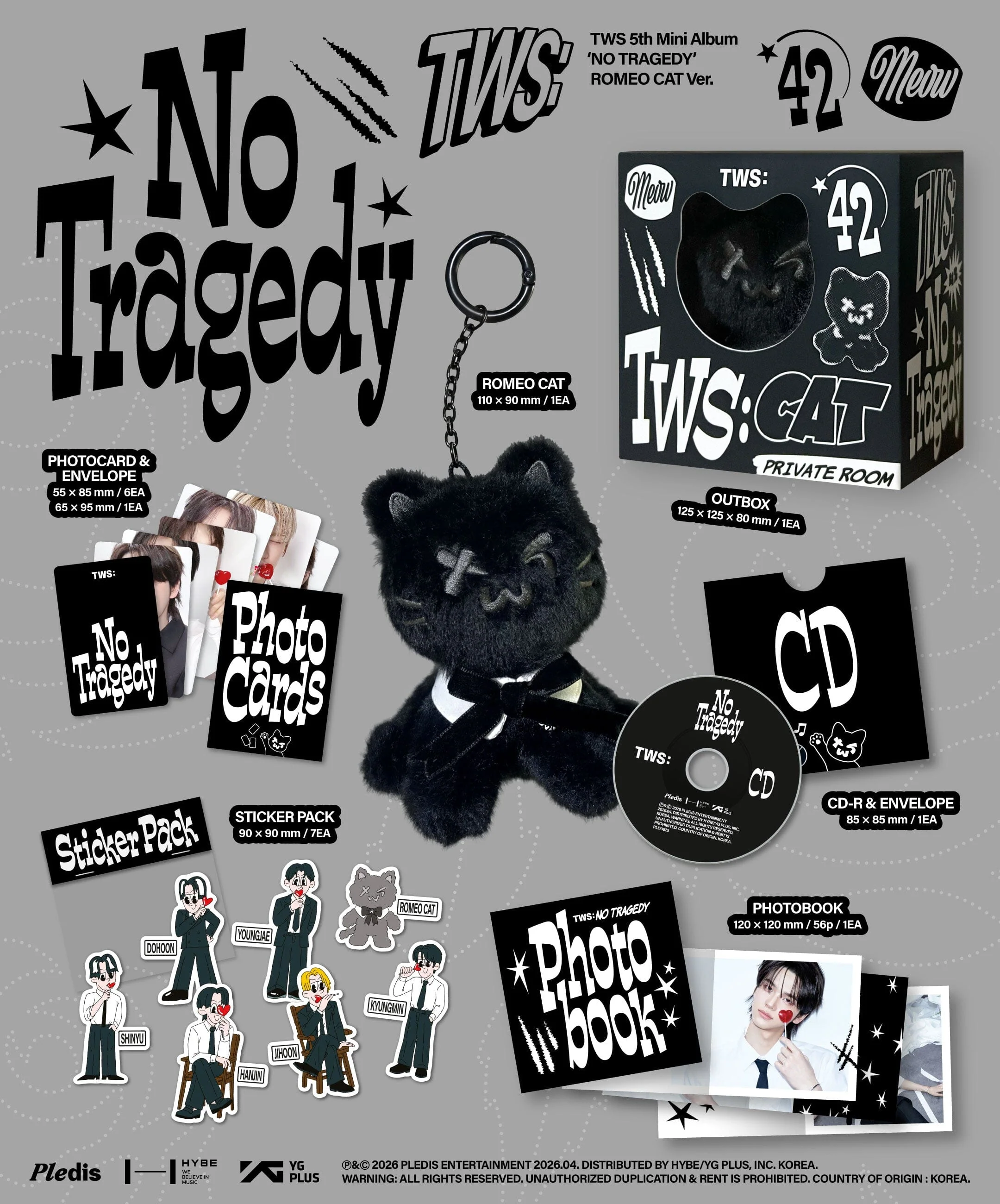 TWS - NO TRAGEDY (ROMEO CAT VER.) - Image 2