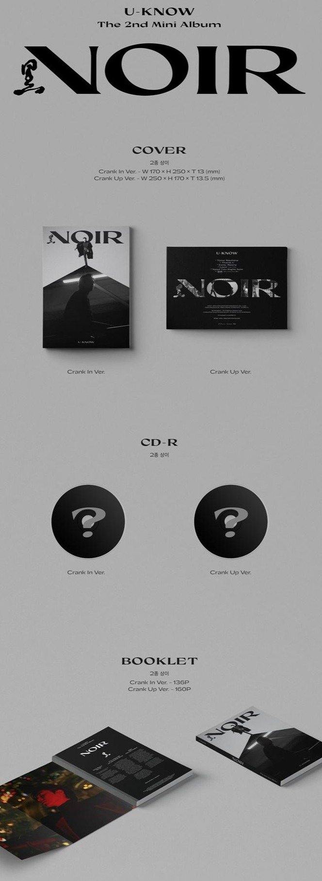 U-Know - 2nd Mini [NOIR] (Crank In/Up Ver.) - Image 2