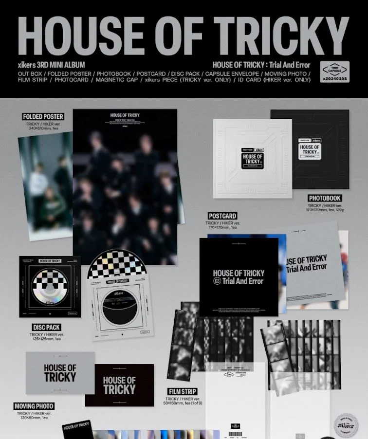 XIKERS - HOUSE OF TRICKY : TRIAL AND ERROR (3RD MINI ALBUM) - Image 2