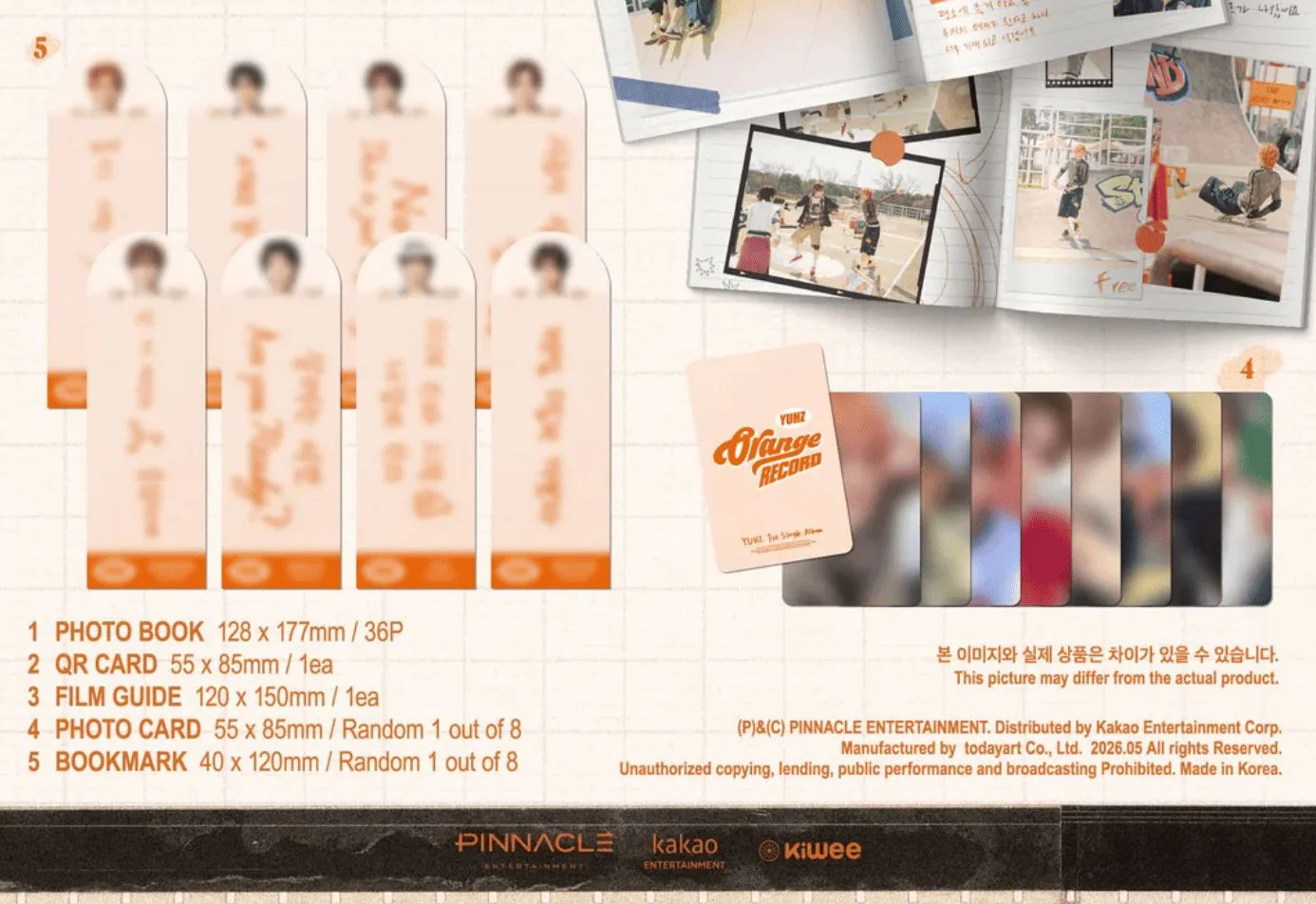 YUHZ - ORANGE RECORD (KIWEE ALBUM) - Image 6